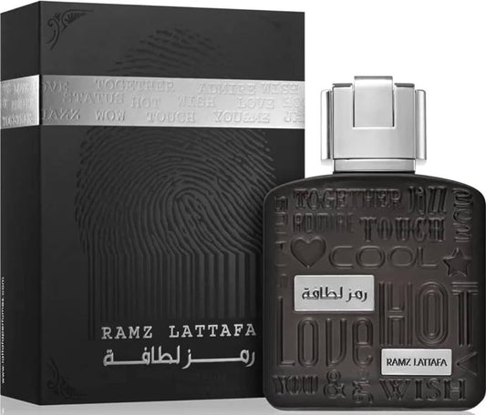 Ramz Lattafa Silver Lattafa Perfumes  for Women and Men 100 ml