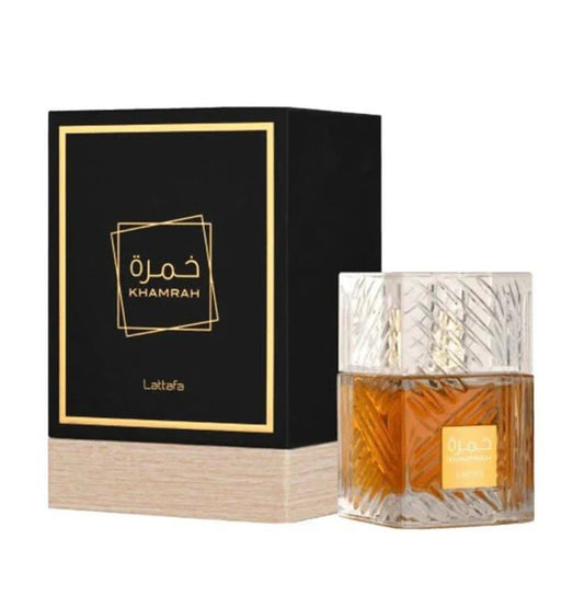 KHAMRAH LATTAFA 100ML EDP UNISEX FRAGRANCE BEAUTIFUL LUXURIOUS UAE ARAB PERFUME