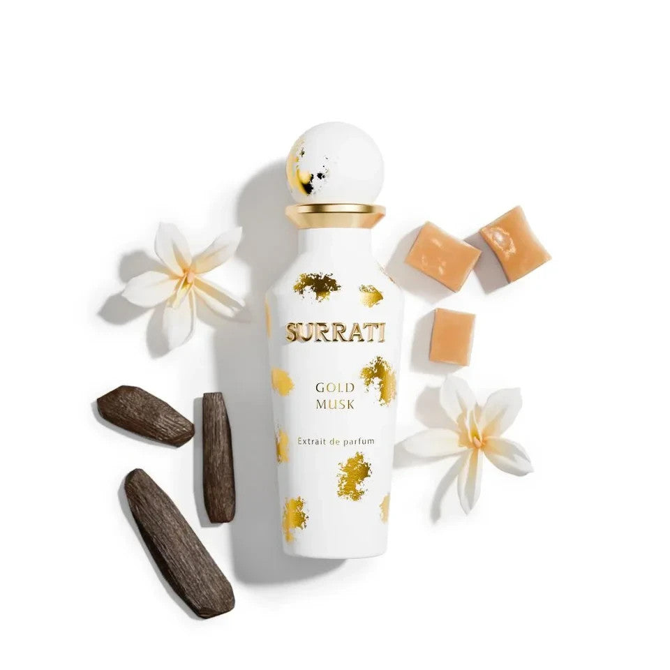 Surrati Gold Musk Extrait de Parfum 150ml Unisex Luxury Perfume Gift Box