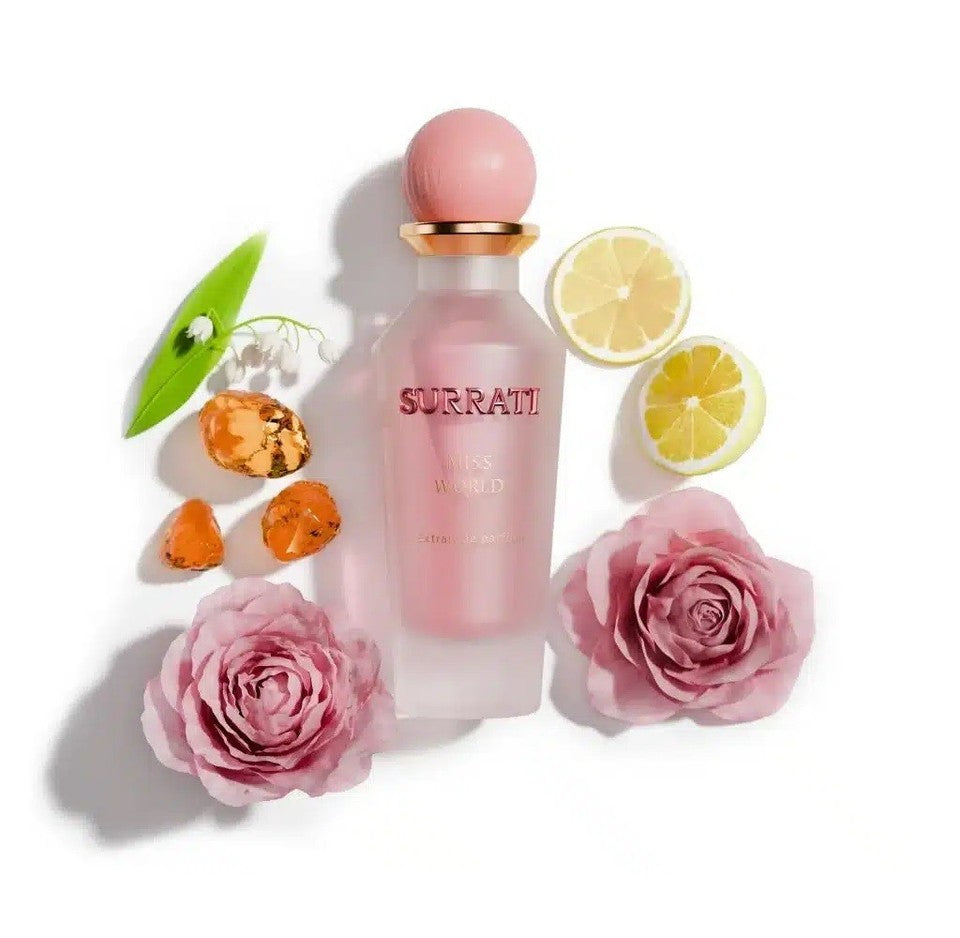 Surrati Miss World Charisma Extrait de Parfum 150ml Luxury Perfume Gift Box