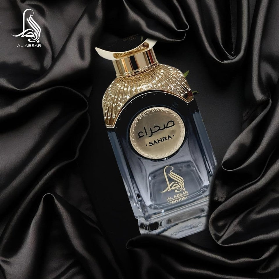 Al Absar Sahra Perfume 100ml EDP for Men Amber Vanilla Long Lasting Scent