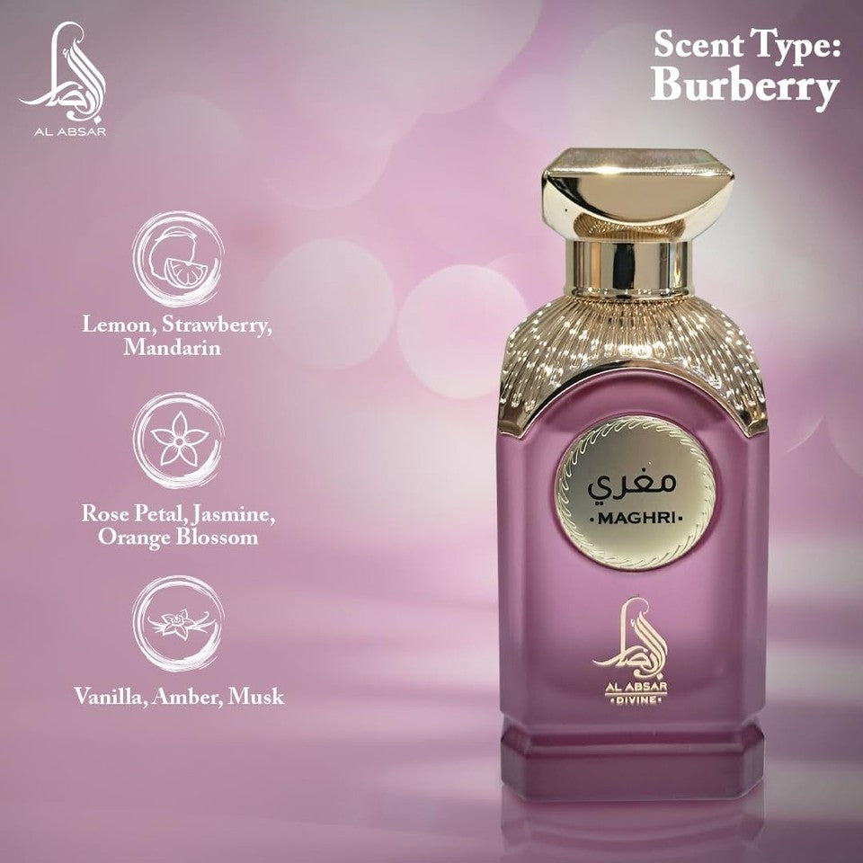 Al Absar Maghri Perfume 100ml EDP for Women Fruity Gourmand Long Lasting Scent